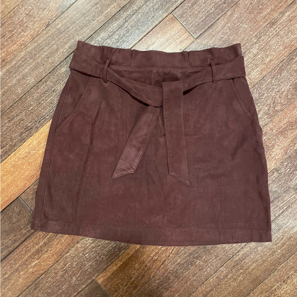 Abercrombie & Fitch Faux Leather Miniskirt